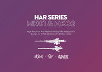 Apex HAR SERIES 1/100 rifle weapons set