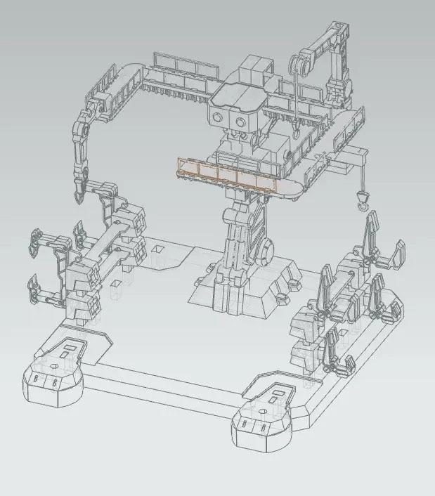 1/144 Gundam Hangar Bay