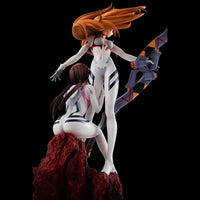 Rebuild of Evengelion Shikinami Asuka Langley & Makinami Mari Illustrious Figure