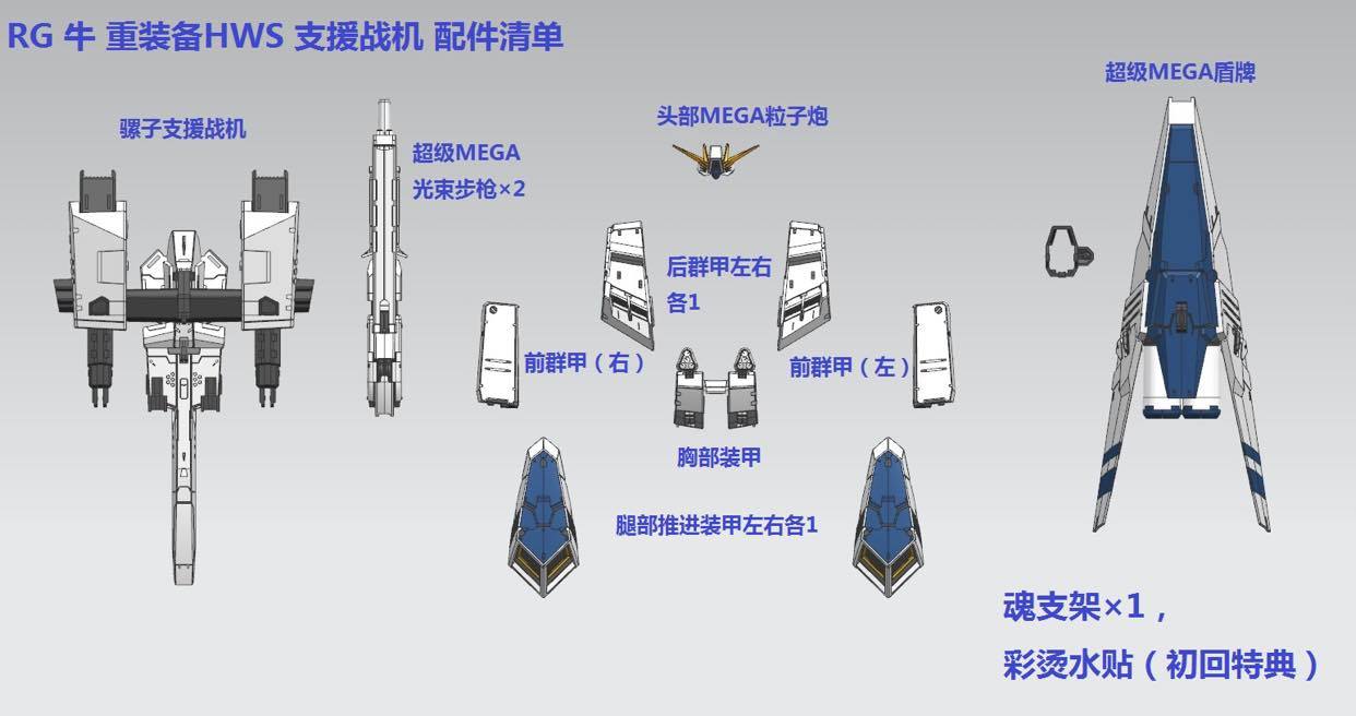 Effect Wings EWRG018A RG Nu HWS + Wave Raider
