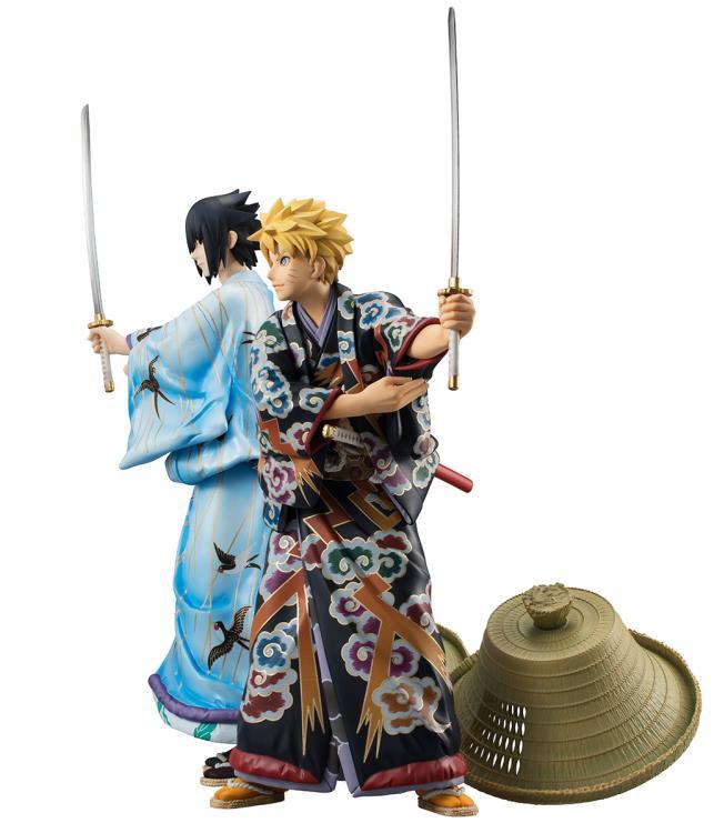 Naruto G.E.M. Series Naruto Uzumaki & Sasuke Uchiha (Kabuki Ver.) Set