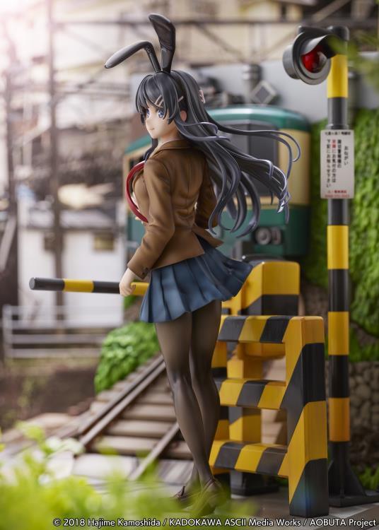 Rascal Does Not Dream of Bunny Girl Senpai Mai Sakurajima (Enoden Ver.) 1/7 Scale Shibuya Scramble Figure