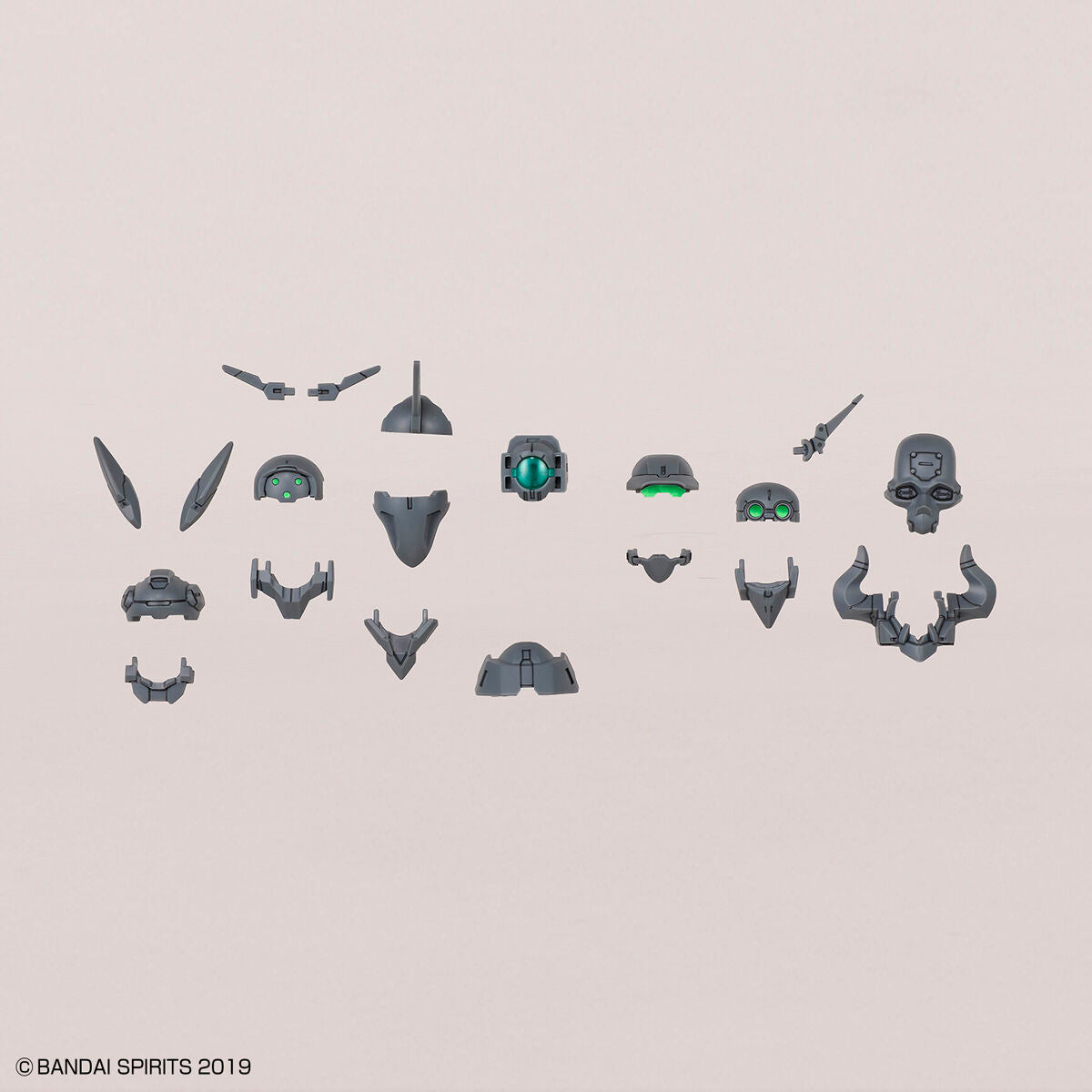30MM 1/144 Option Parts Set 7 (Customizable Head B) Accessory Set