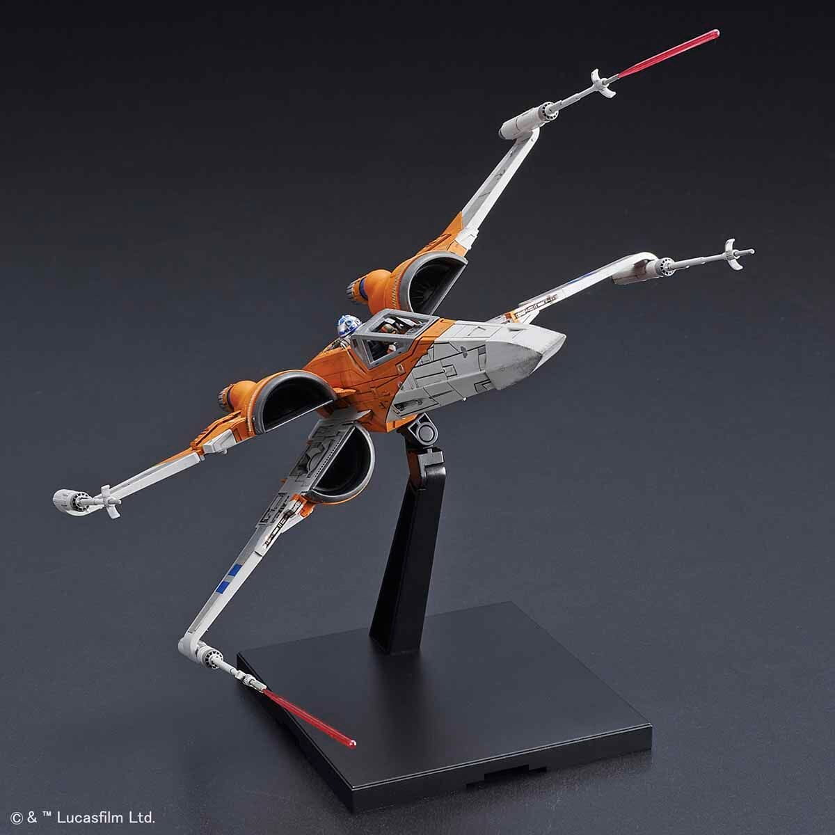 Star Wars The Rise of Skywalker Poe's X-Wing Fighter 1/72 Scale Model Kit