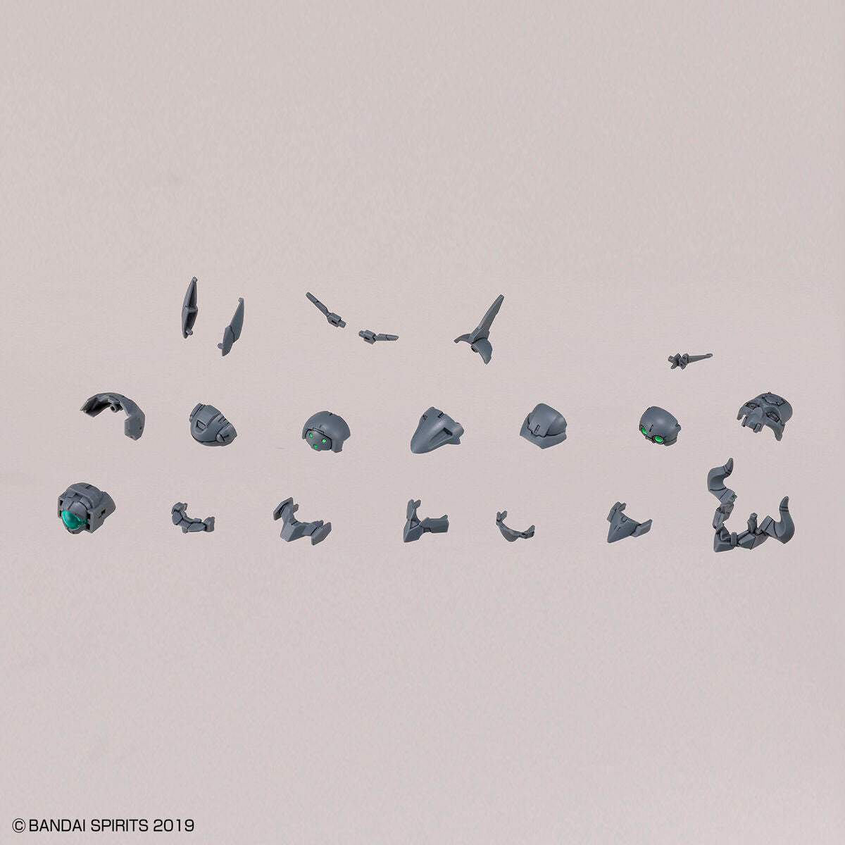 30MM 1/144 Option Parts Set 7 (Customizable Head B) Accessory Set