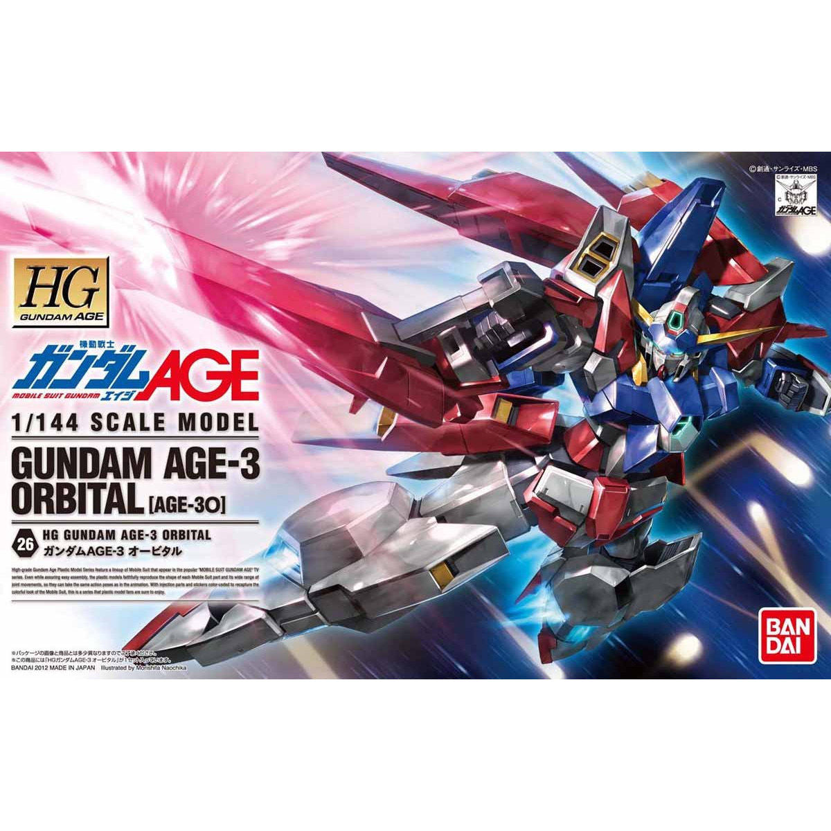 HGAGE 1/144 #26 Gundam AGE-3 Orbital