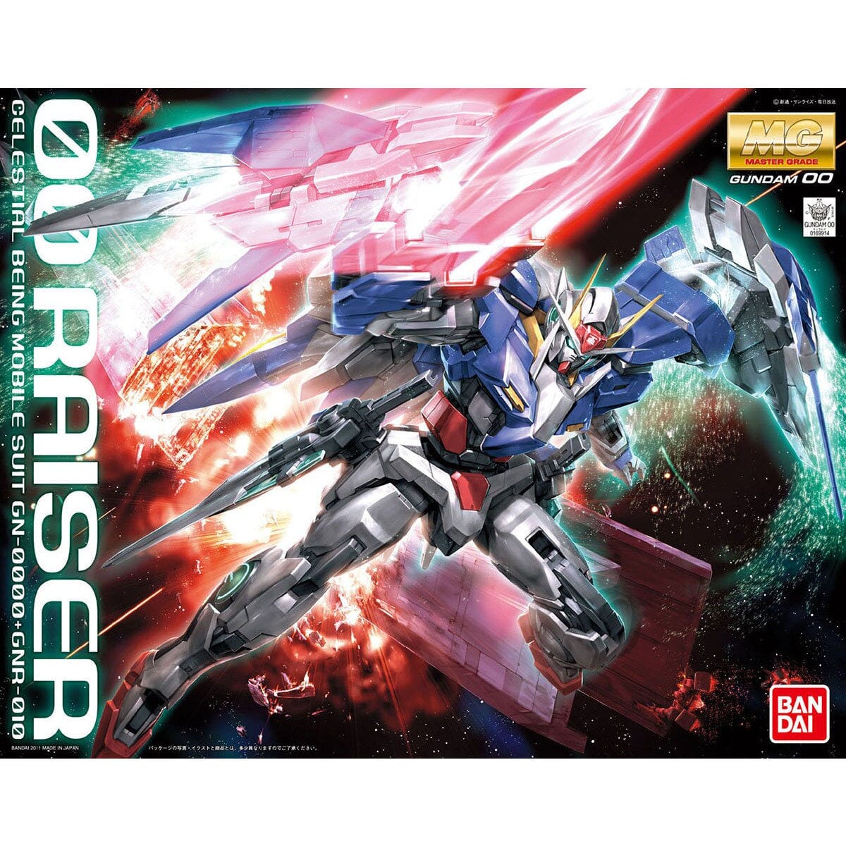 Mobile Suit Gundam 00 RG 1/144 Gundam AST Rare Type -F Model Kit | High Grade Pre-Assembled Gundam Plastic Model