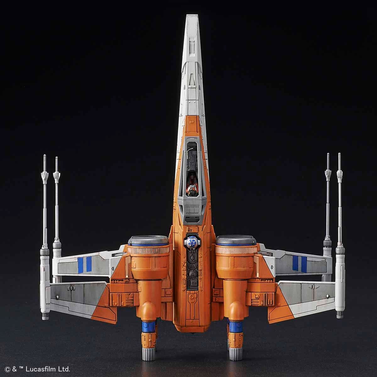 Star Wars The Rise of Skywalker Poe's X-Wing Fighter 1/72 Scale Model Kit