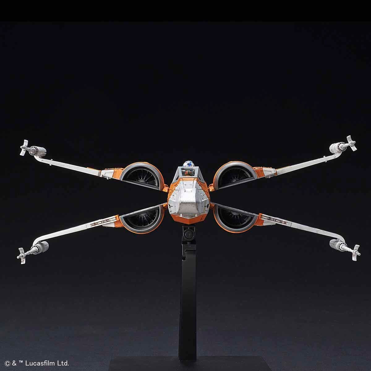 Star Wars The Rise of Skywalker Poe's X-Wing Fighter 1/72 Scale Model Kit