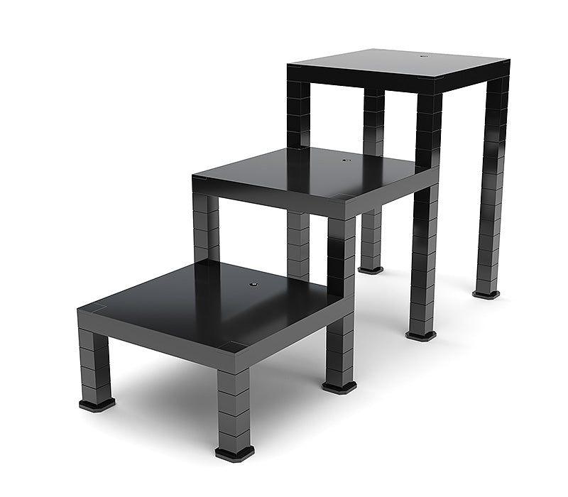 The Simple Stand: Build-On Type Three-Pack (Black)