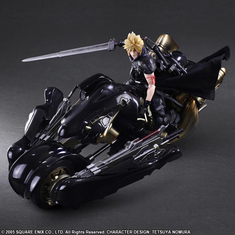 Final Fantasy VII: Advent Children Play Arts Kai Cloud Strife and Fenrir