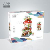 LOZ Architecture Mini Blocks 1651 Mushroom House