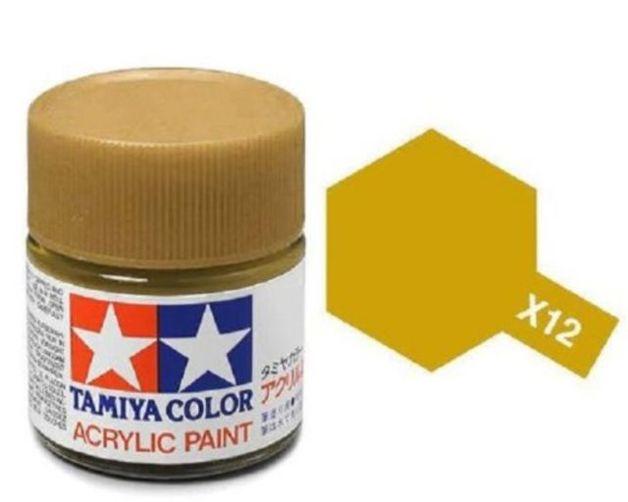 Tamiya Color Gold Leaf Mini Acrylic Gloss Finish X-12