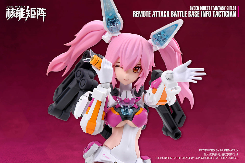 Cyber Forest Fantasy Girls Remote Attack Battle Base Info Tactician Model Kit