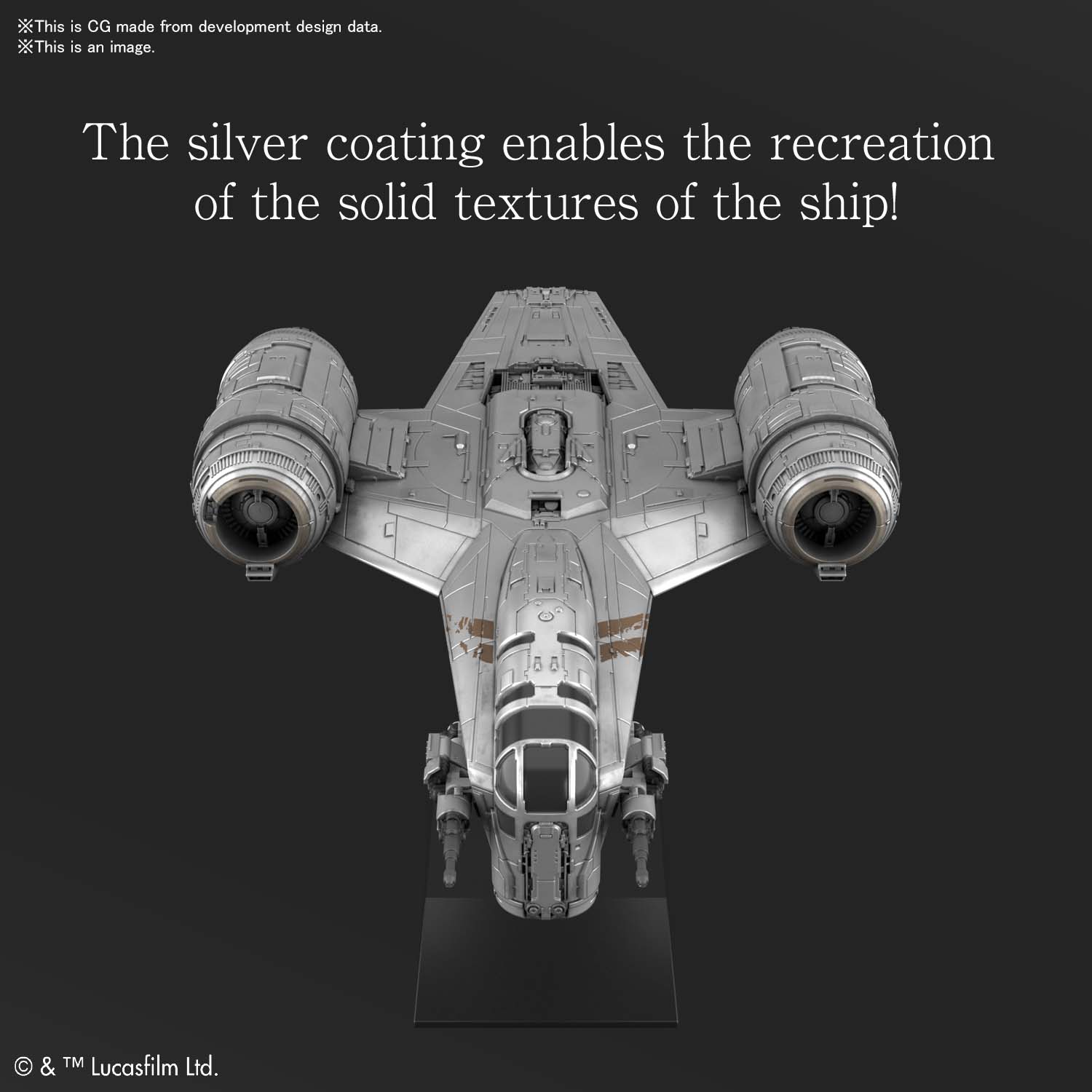 The Mandalorian Razor Crest Model Kit