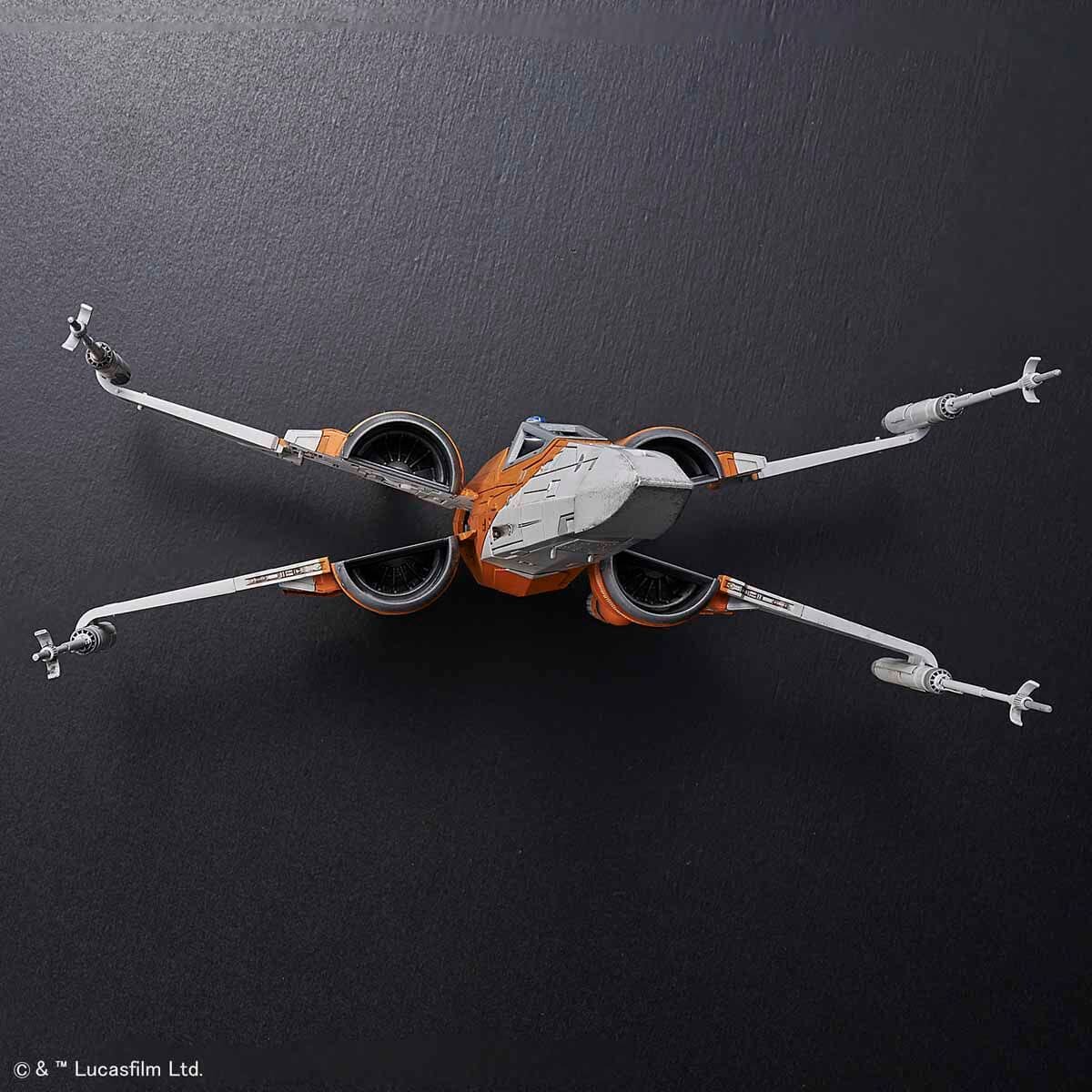 Star Wars The Rise of Skywalker Poe's X-Wing Fighter 1/72 Scale Model Kit