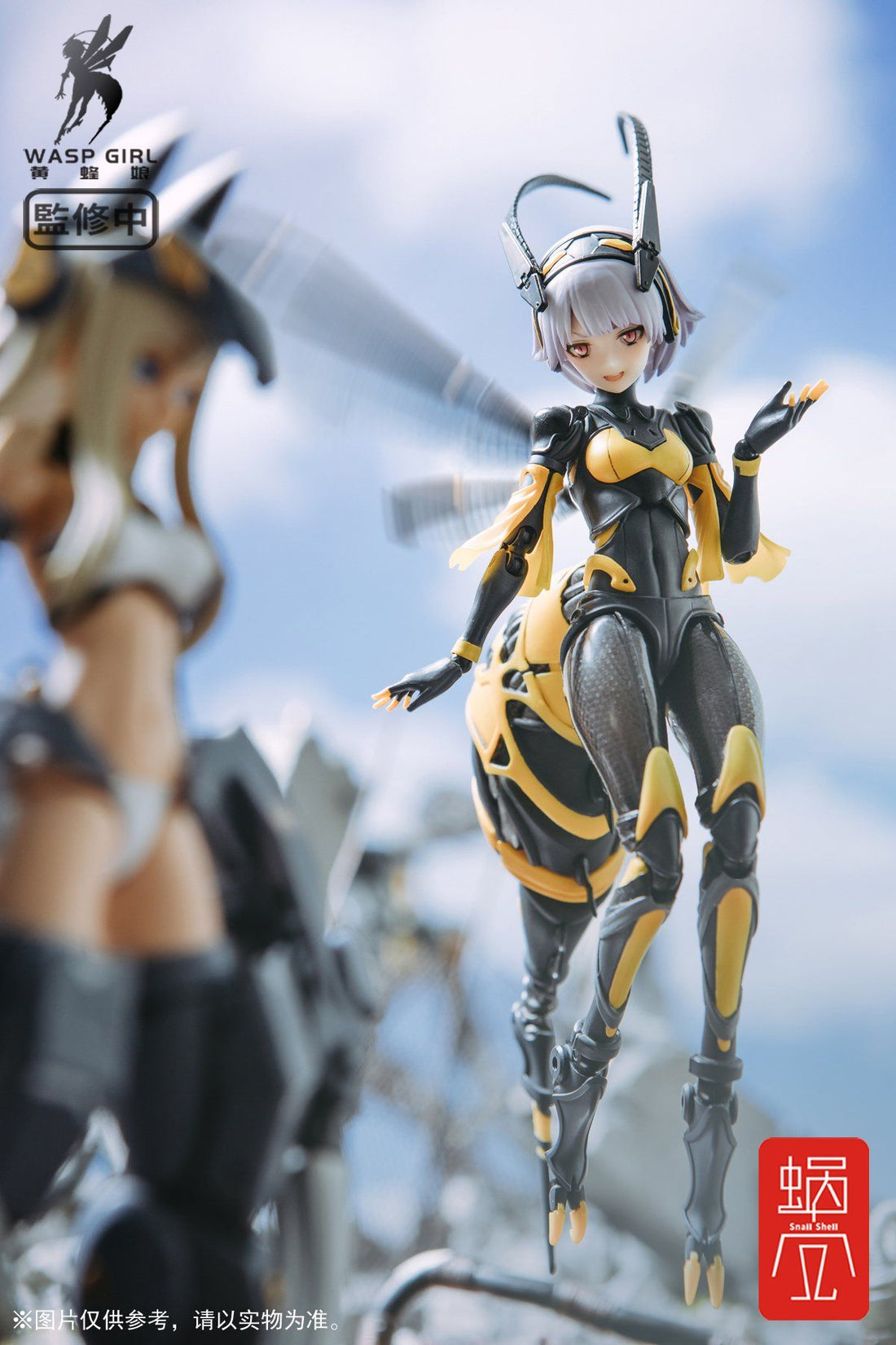 Snail Shell Wasp Girl (Bun-Chan) BEE-03W 1/12 Scale Figure – USA Gundam ...