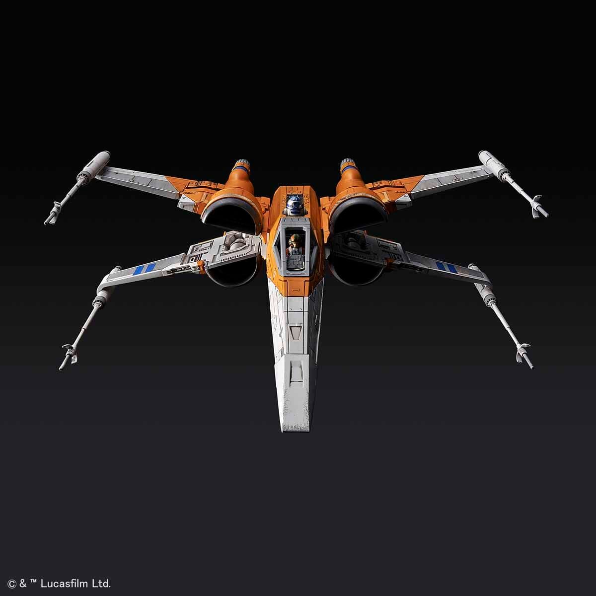 Star Wars The Rise of Skywalker Poe's X-Wing Fighter 1/72 Scale Model Kit