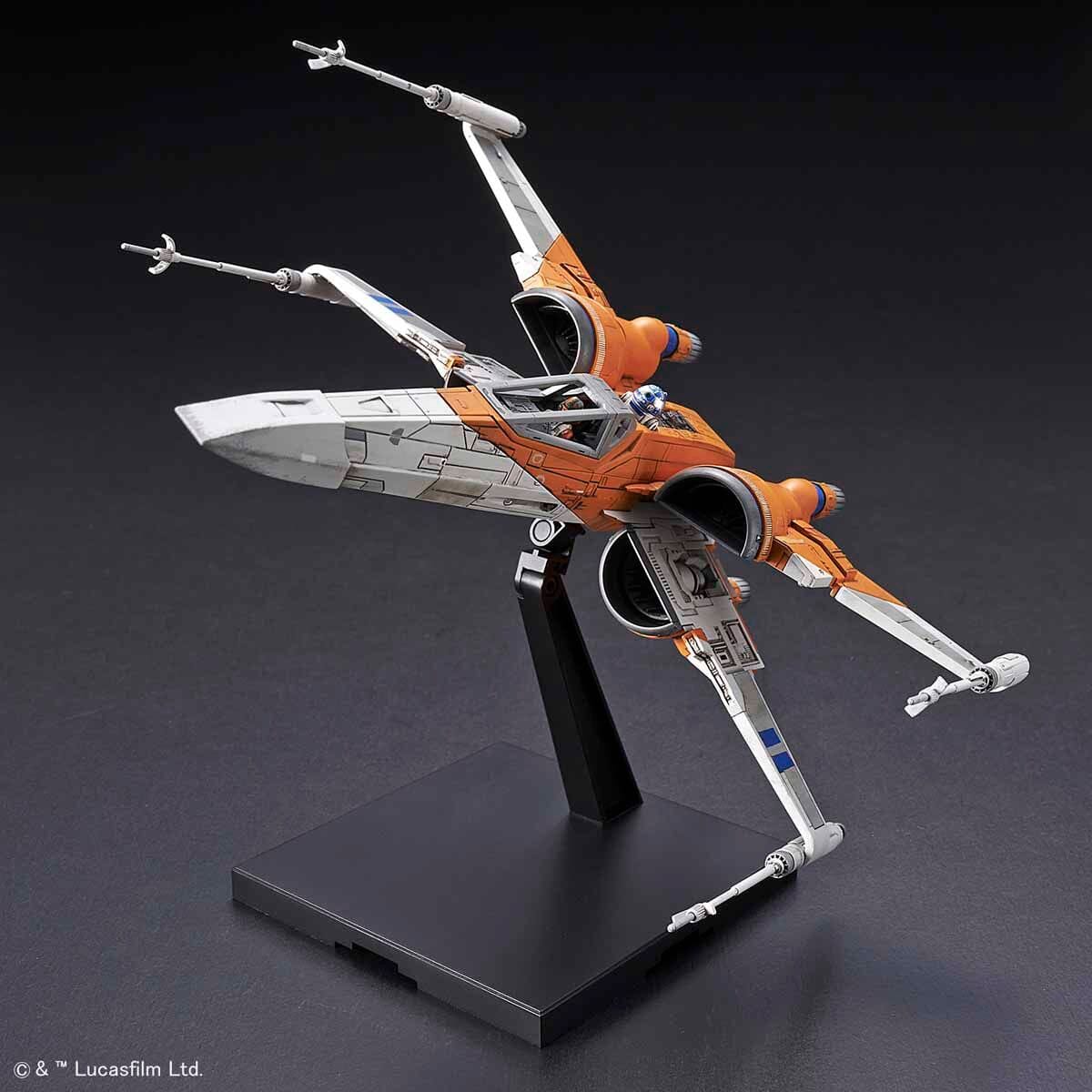 Star Wars The Rise of Skywalker Poe's X-Wing Fighter 1/72 Scale Model Kit