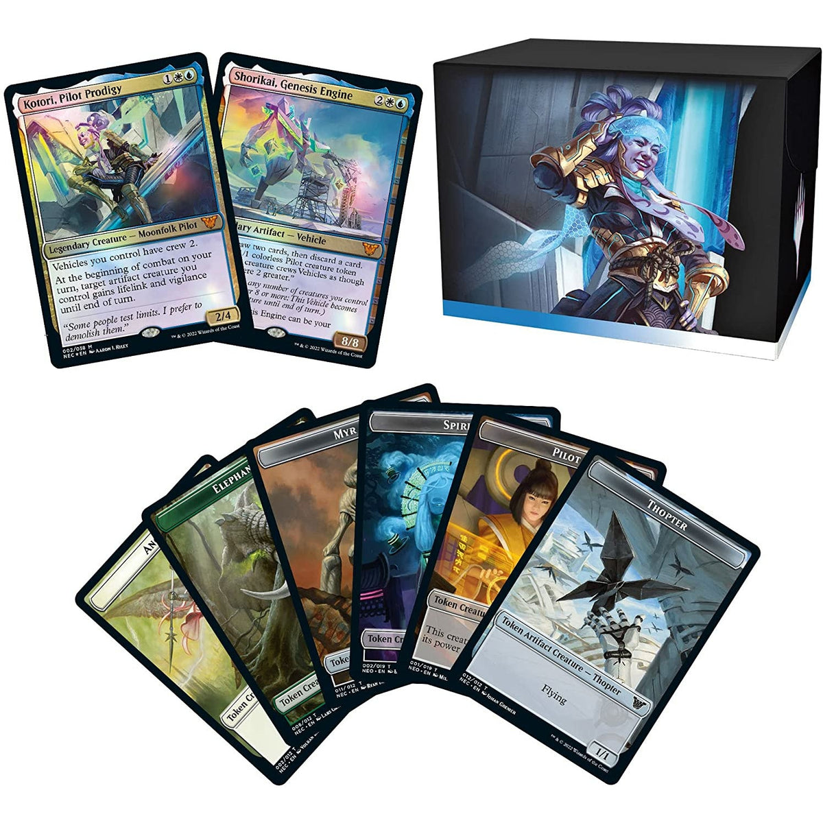 Magic The Gathering MTG Kamigawa Neon Dynasty Commander Deck Buckle Up