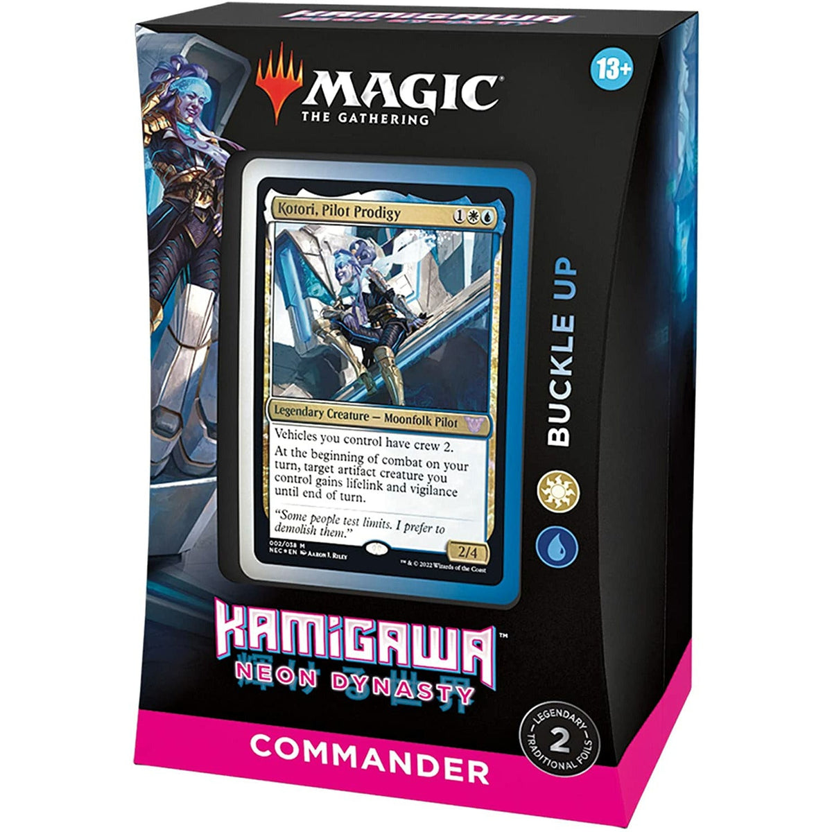 Magic The Gathering MTG Kamigawa Neon Dynasty Commander Deck Buckle Up