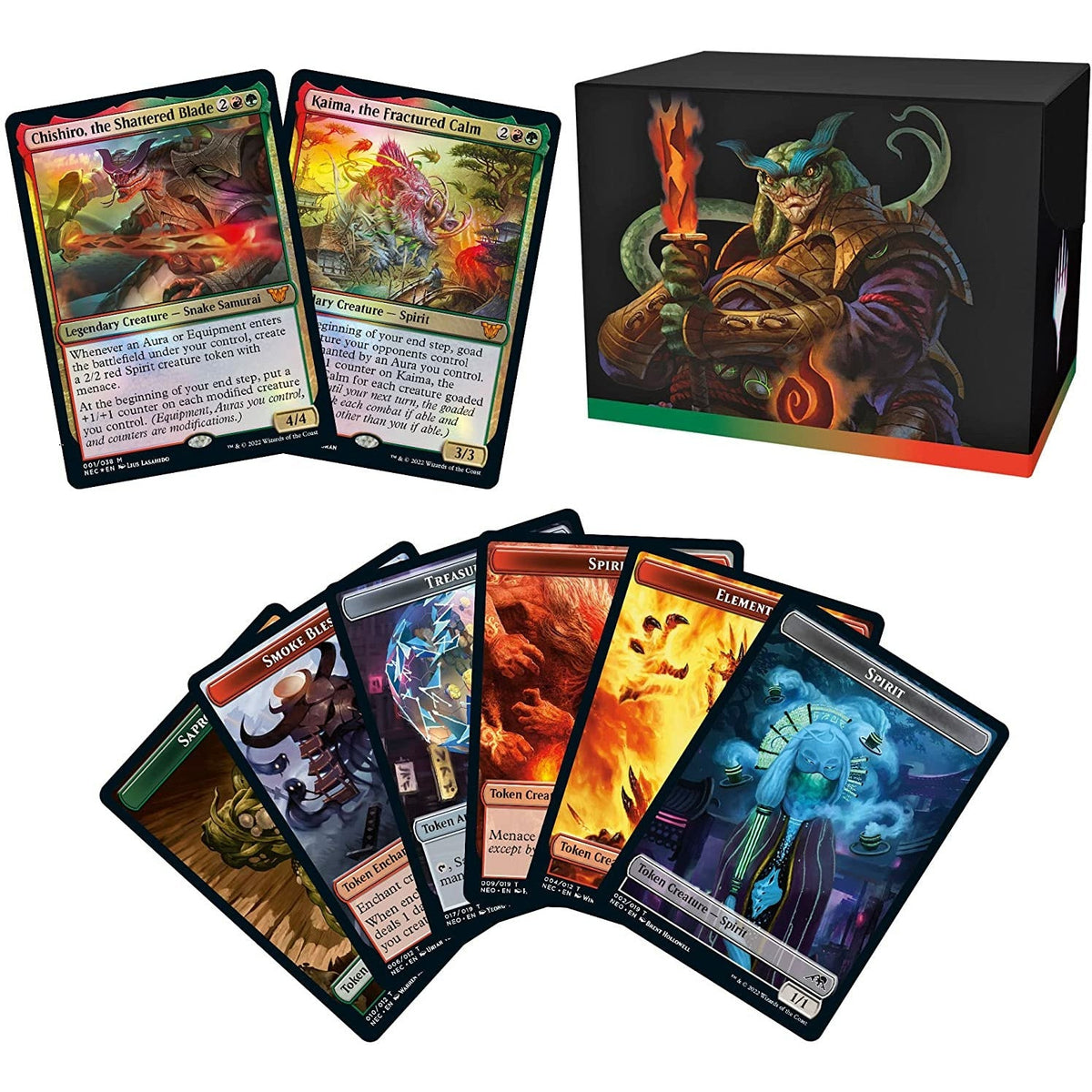 Magic The Gathering MTG Kamigawa Neon Dynasty Commander Deck Upgrades Unleashed
