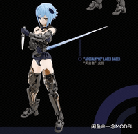 Cyber Forest Fantasy Girls F.O.X. Long Range Striker Unit Model Kit