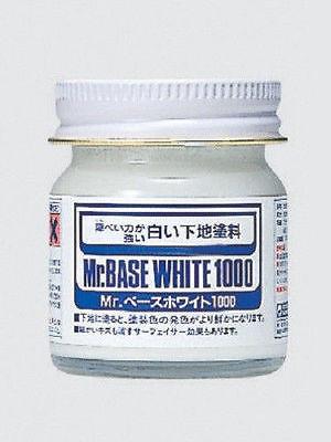 Mr Base White 1000 40ml SF283 Gunze GSI Creos Paint Supply Bottle Primer Jar - USA Gundam Store