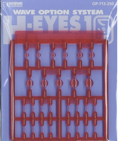 Wave H EYES 1 - Red Mecha Eye Enhancement, Standard Size