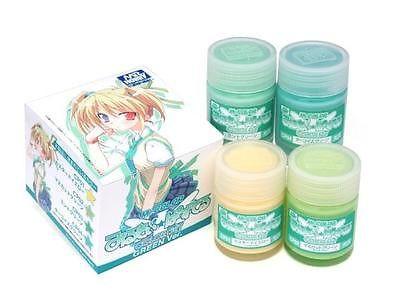 Mr. Color Mr. Hobby  set of 4 green pastel colors - USA Gundam Store