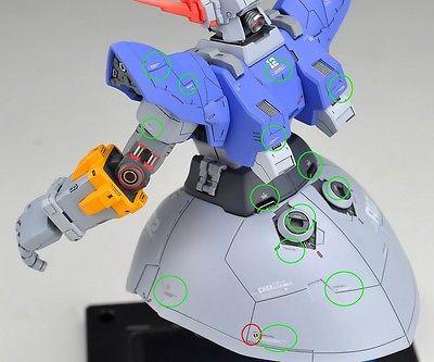 AW002 - Detail-up Warning Decal All Scale Gundam & Weapon (Gray) Builders Parts - USA Gundam Store