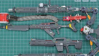 AW002 - Detail-up Warning Decal All Scale Gundam & Weapon (Gray) Builders Parts - USA Gundam Store
