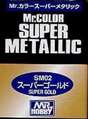 MR HOBBY GUNZE SANGYO COLOR SUPER METALLIC SM02 GOLD - USA Gundam Store