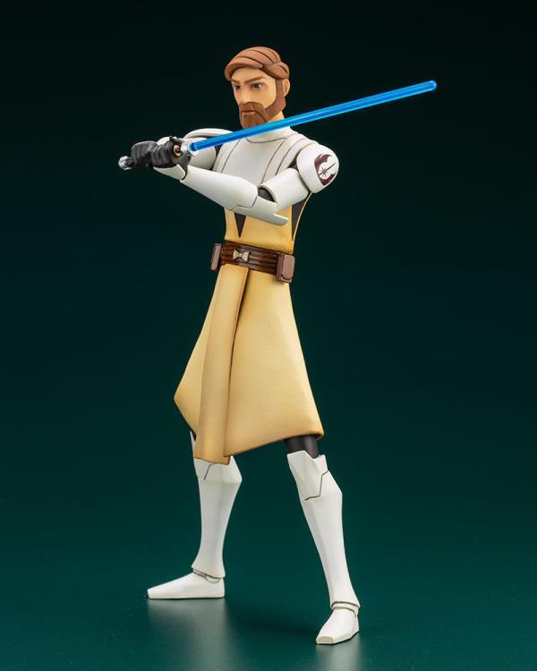 Star Wars: The Clone Wars ArtFX+ Obi-Wan Kenobi Statue (With Ahsoka Tano Piece)