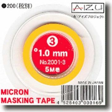 Aizu 1.0mm x 5m Micron Masking Tape 2001-3