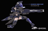 Cyber Forest Fantasy Girls F.O.X. Long Range Striker Unit Model Kit
