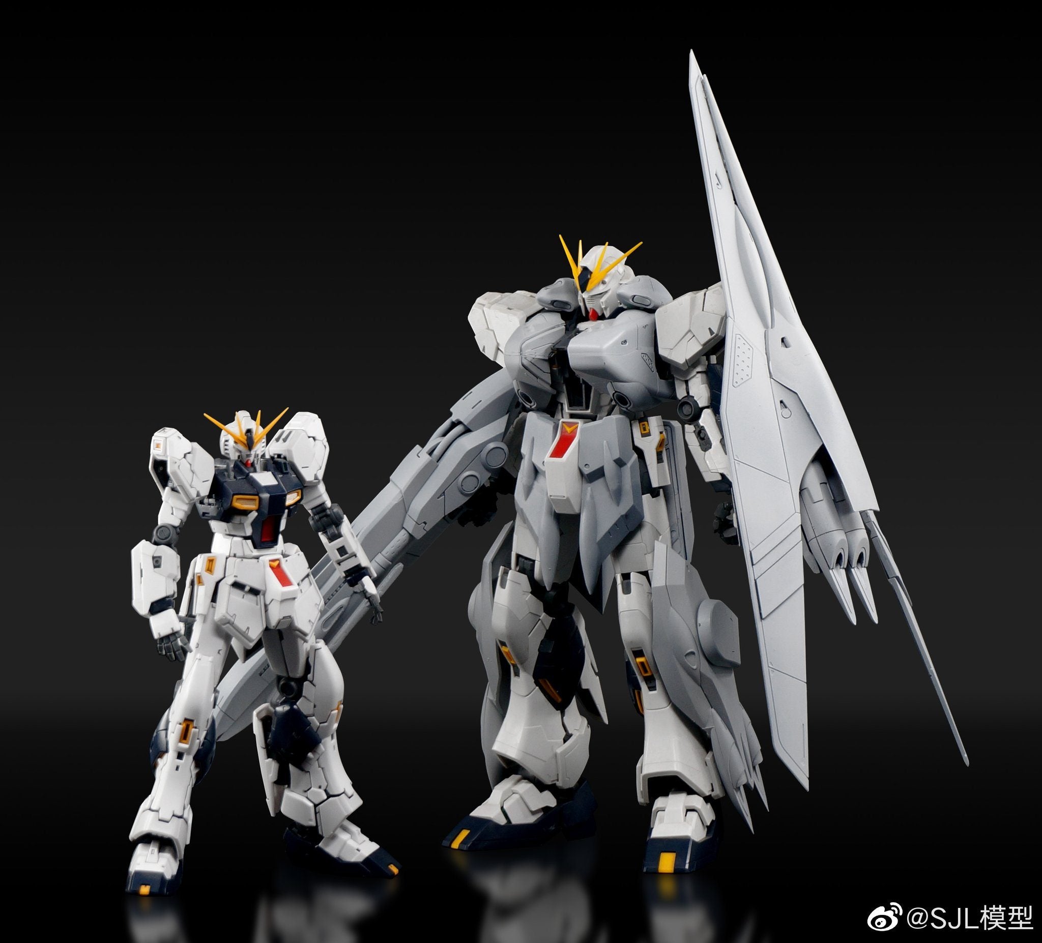 SJL Model 1/100 Outer Armor HWS Version for MG RX-93 Nu Gundam Ver.Ka