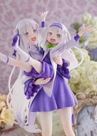 Re Zero Starting Life in Another World S-Fire Emilia & Childhood Emilia 1/7 Scale Figure