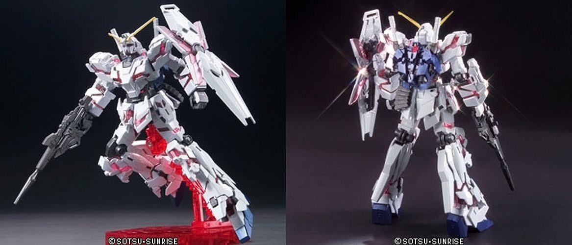 HGUC 1/144 Unicorn Gundam Destroy Mode Titanium Finished