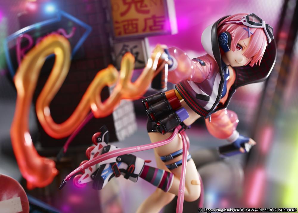 Re:Zero Starting Life in Another World Ram (Neon City Ver.) 1/7 Scale Shibuya Scramble Figure