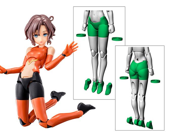 Megami Device M.S.G. 02 Bottom Set Black Model Kit (Reissue)