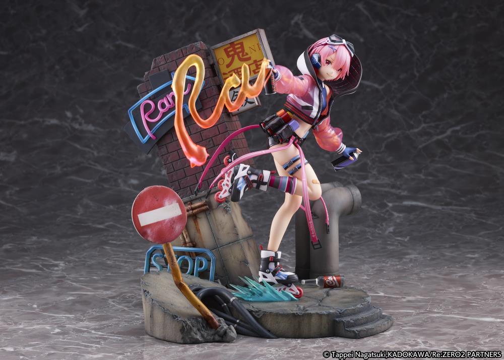 Re:Zero Starting Life in Another World Ram (Neon City Ver.) 1/7 Scale Shibuya Scramble Figure