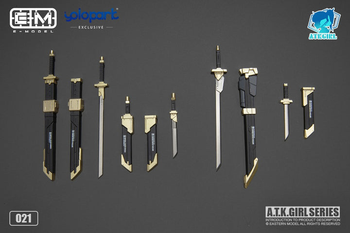 [Overseas Ver] A.T.K. Girl Brocade-Clad Elite Guard (Jinyi Wei JW-021) 1/12 Scale Model Kit