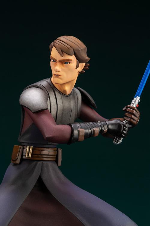 Star Wars: The Clone Wars ArtFX+ Anakin Skywalker Statue (With Ahsoka Tano Piece)