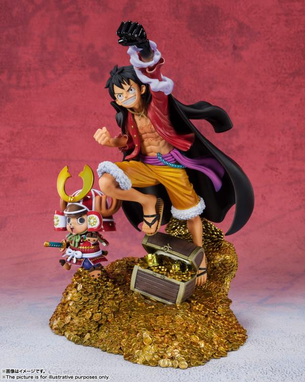 One Piece FiguartsZERO Monkey D. Luffy (WT100 Commemorative: Daikaizoku Hyakkei)