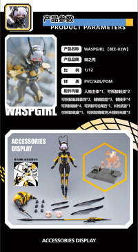 Snail Shell Wasp Girl (Bun-Chan) BEE-03W 1/12 Scale Figure