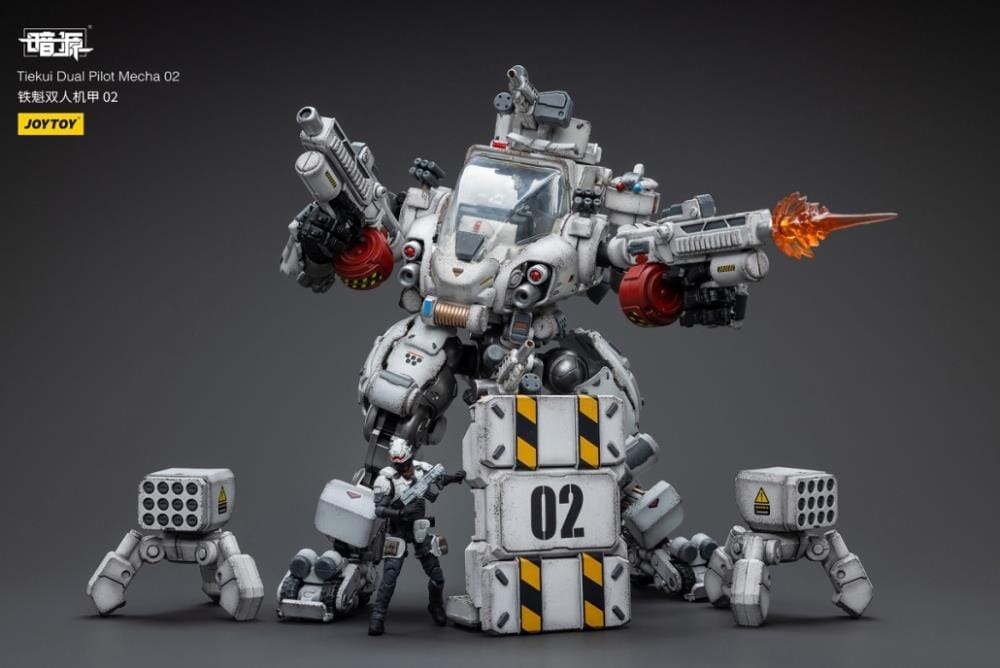 Mecha Figure Dark Source Tiekui Dual Pilot Mecha (Ver. 2) 1/25 Scale Mecha Figure S ...