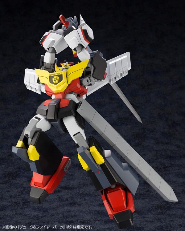 Brave Police J-Decker Duke & Fire Parts Model Kit