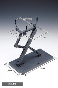 Wave POSING ARM (BLACK) - Display Stand with Versatile Claws for Various Model Subjects