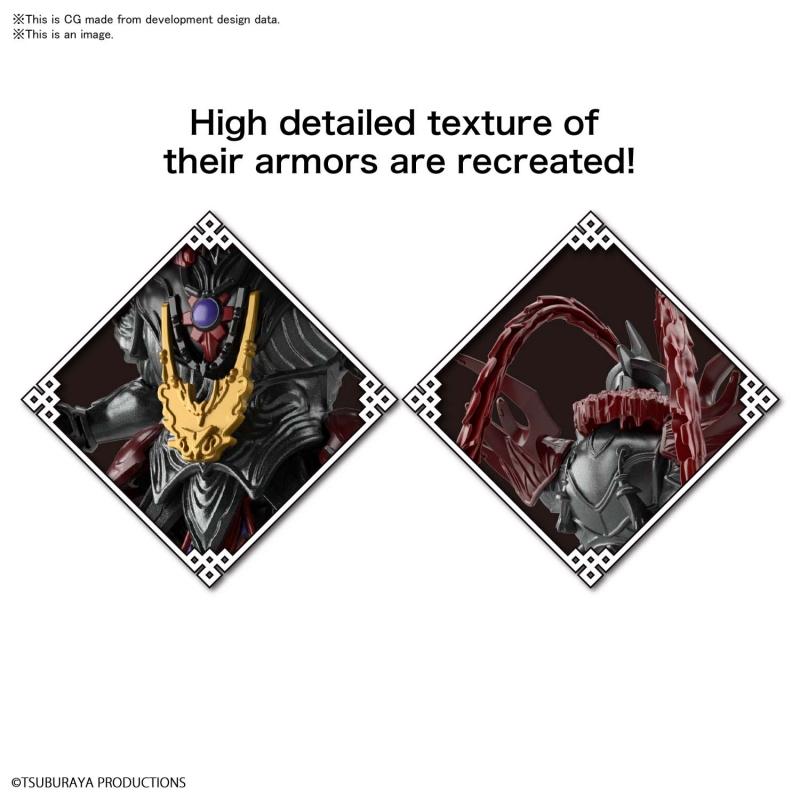 Ultraman Armour of Legends Ultraman Zero (Belial Lu Bu Armour) Model Kit